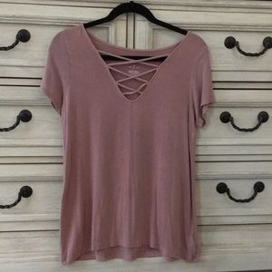 American Eagle Pink Tee